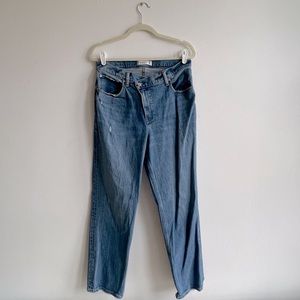 AF Cross Waist 90s Straight Ultra High Rise
